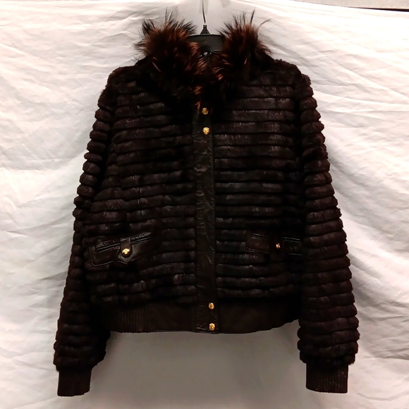 Dereon Hoode Coat Fur Collar XL - Picture 6 of 11